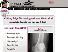 Tablet Screenshot of inthegroovebrace.com